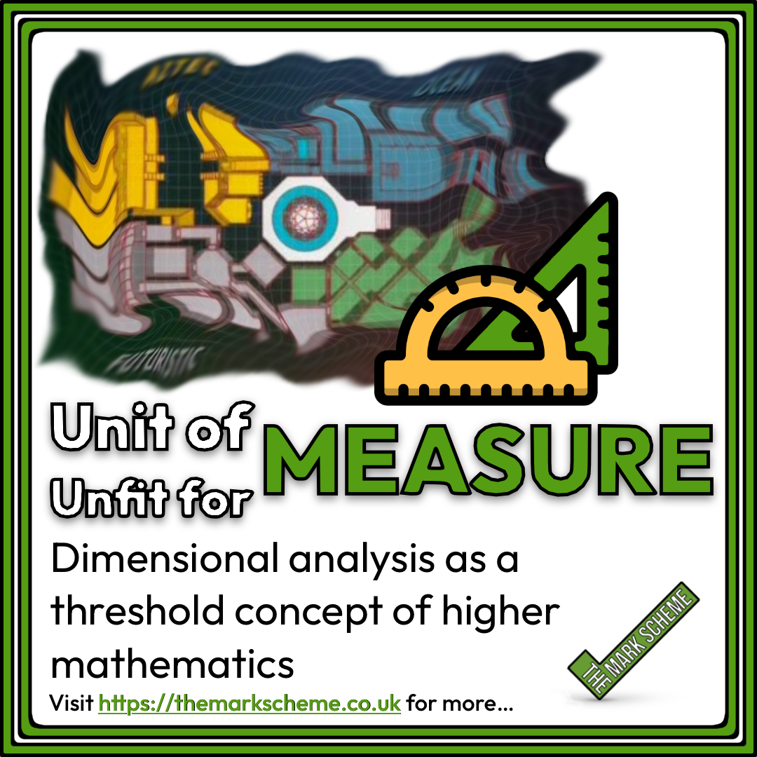 Unit of Measure/Unfit for Measure: Dimensional Analysis as a Threshold Concept of Mathematics